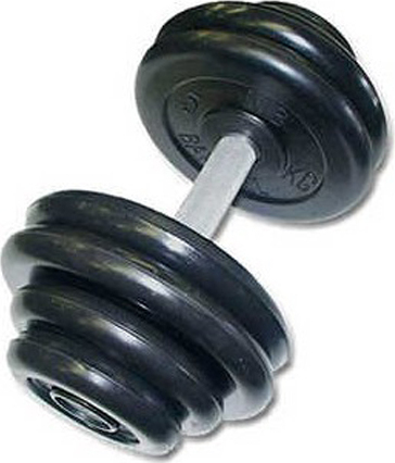 Гантель MB Barbell Профи 31кг Black